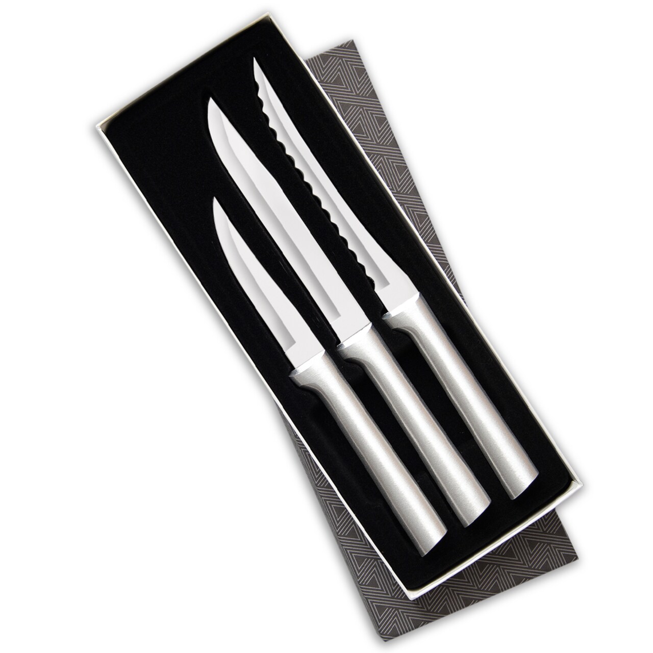 Rada Kitchen Knives Boxed Set, 3 Piece Cook’s Choice Gift Set, Heavy Duty Paring Knife, Utility/Steak Knife, and Tomato Slicer